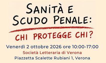 Sanità e scudo penale