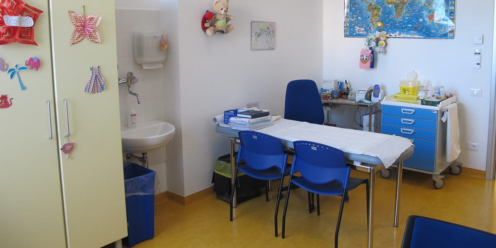 L'area ambulatoriale del Centro Regionale