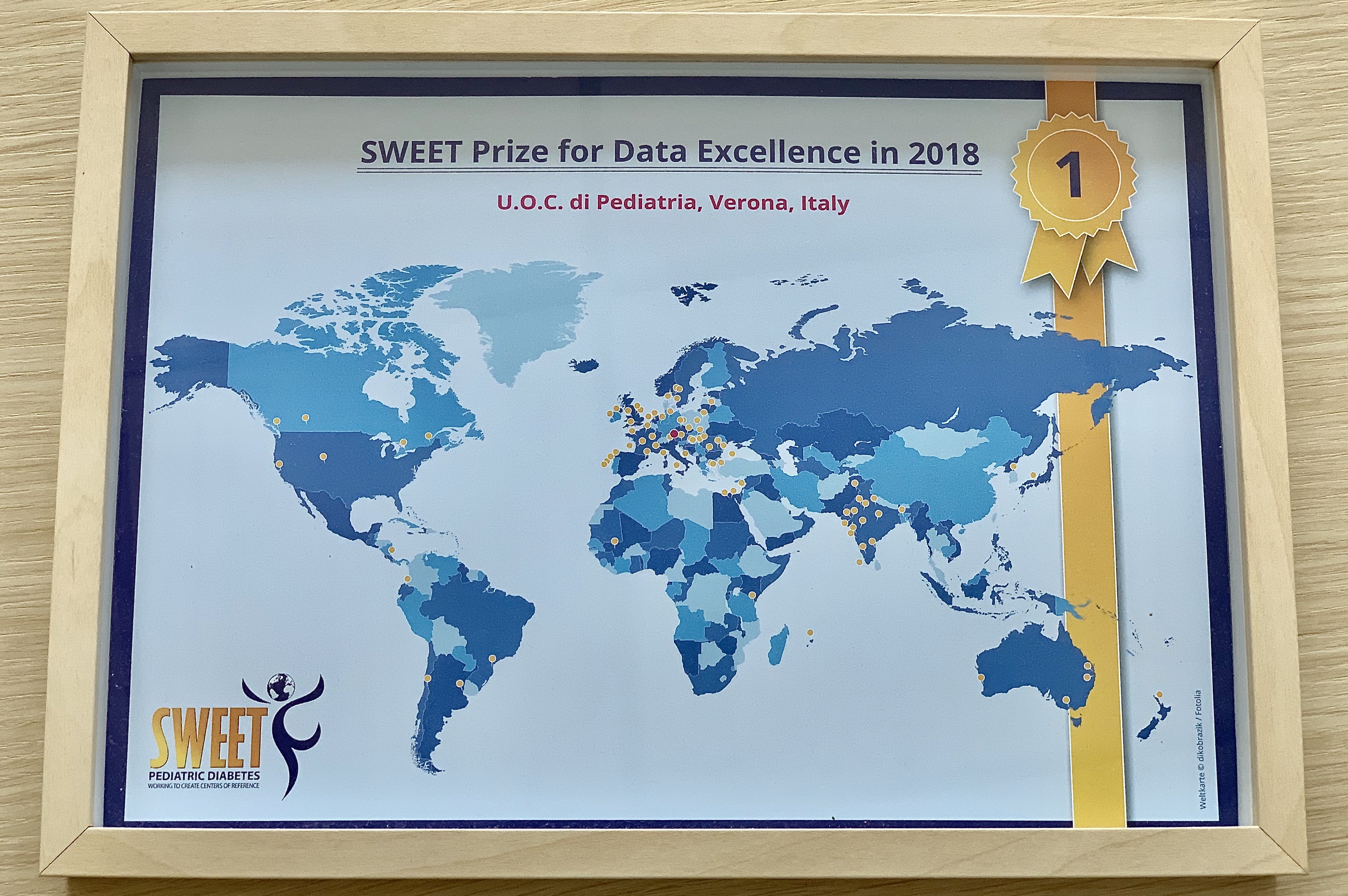 Il premio Prize for Data Excellence assegnato al Centro Regionale dal progetto SWEET